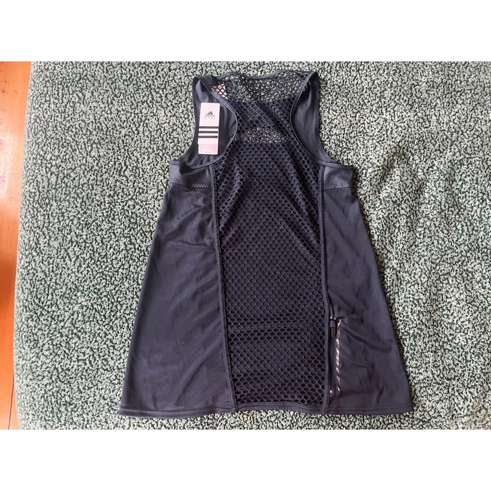 Adidas Performance "AS Tank W" Athletic Workout Top Sz M NWT Grunge Cool Tough - Picture 5 of 6
